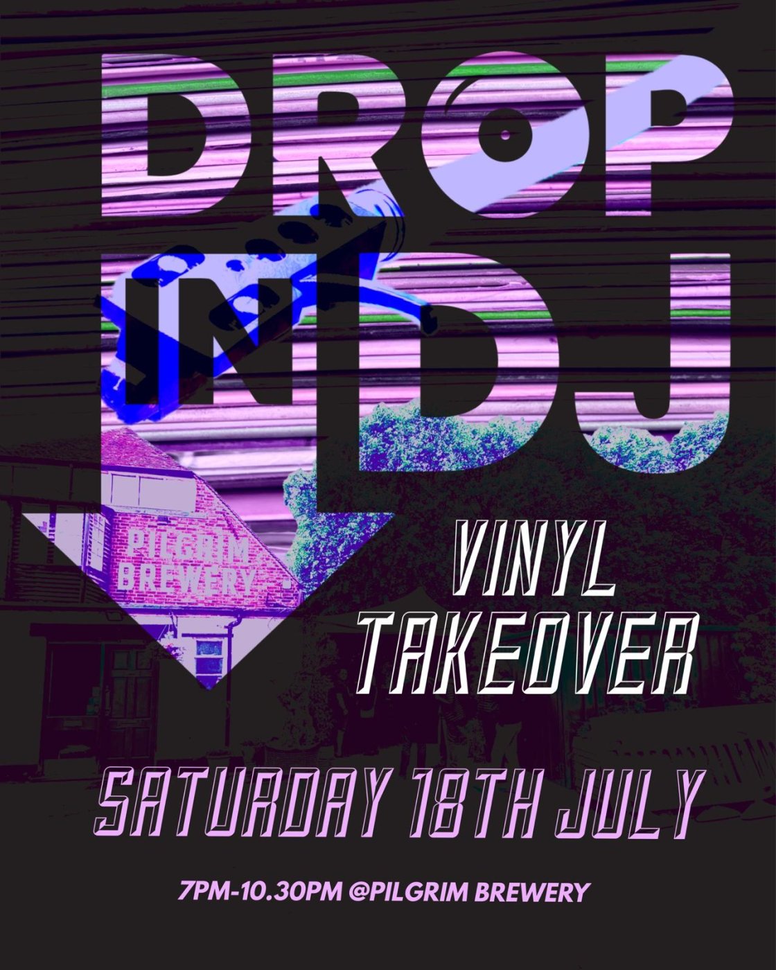 Flyer for Drop in DJ