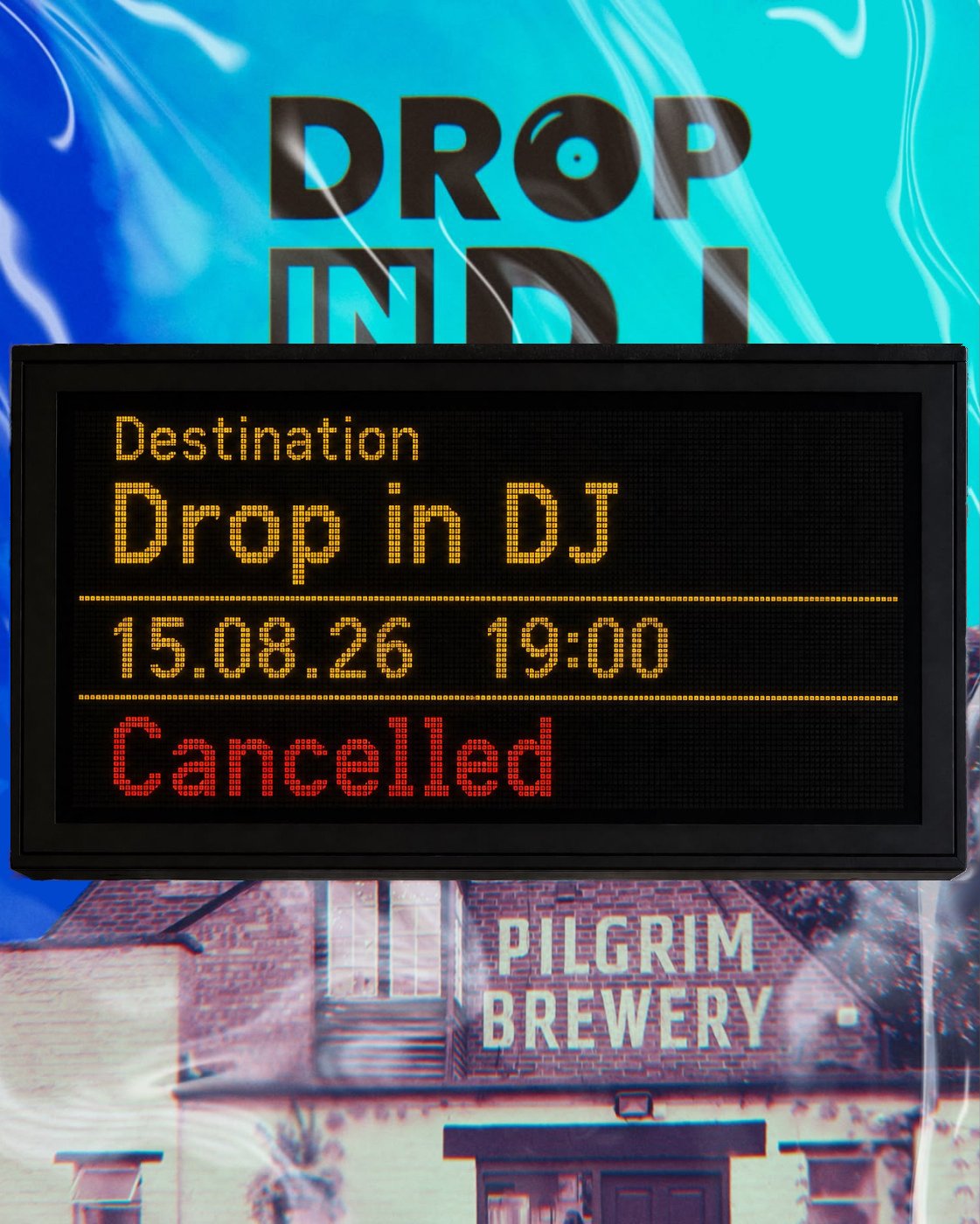 Flyer for Drop In DJ