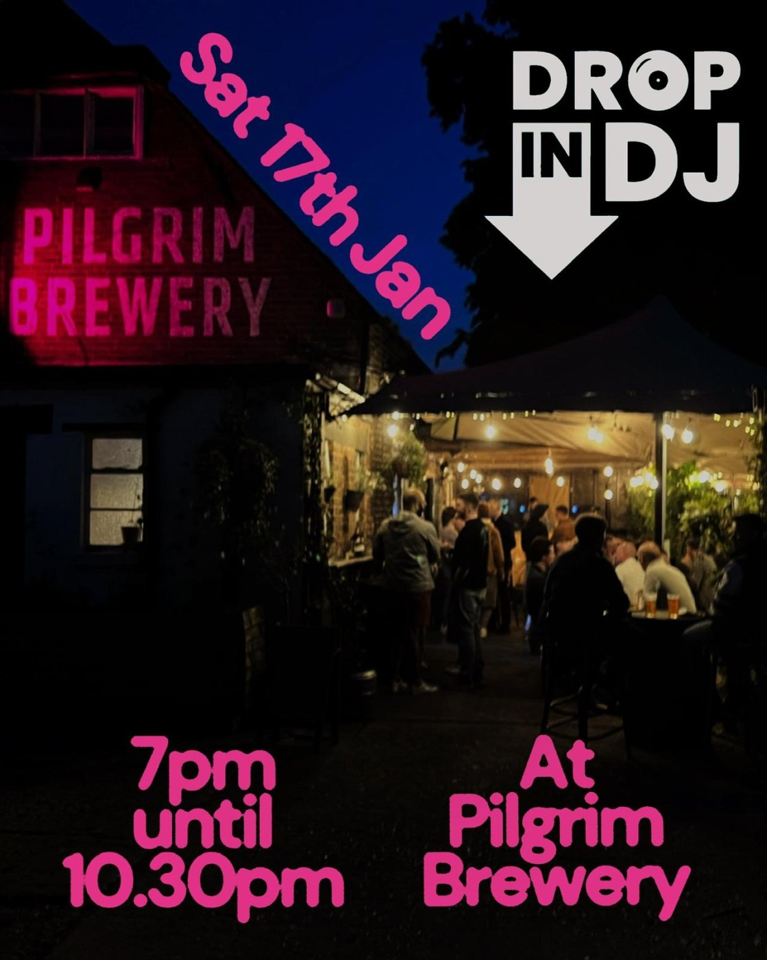 Flyer for Drop in DJ - Jan 2026