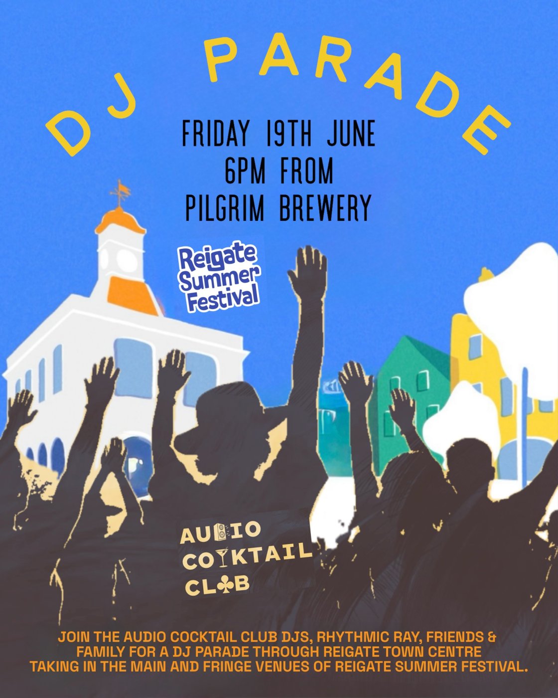 Flyer for DJ Parade 2026
